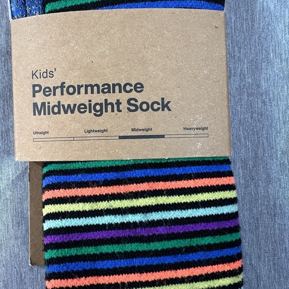 NEW Burton Kids' Performance Midweight Merino Wool snow Ski Socks S/M 13-1 $21 - Picture 3 of 7